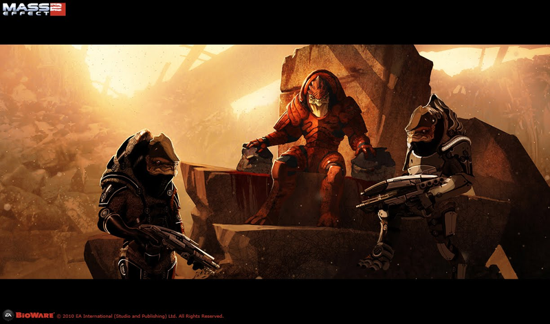 Illustration for article titled The Cartoon Concept Art of Mass Effect & Dragon Age